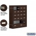 Salsbury Cell Phone Storage Locker - 6 Door High Unit (8 Inch Deep Compartments) - 16 A Doors and 4 B Doors - Bronze - Surface Mounted - Master Keyed Locks